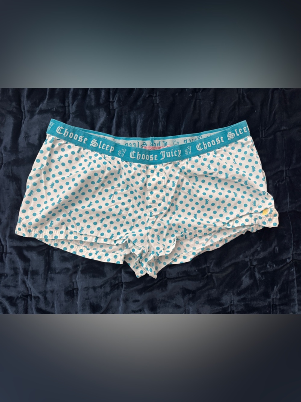 VTG Y2K Juicy Couture Pajama Shorts